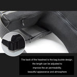 Car Seat Memory Foam Support Cushion, Black Headrest, Coffee Headrest, Black Waist Support, Coffee Waist Support