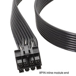 For Corsair 18AWG Flat Cable Power Module Cable Graphics Card Module Cable 8Pin To 8Pin 6+2, 50cm For Corsair, 60cm For Corsair