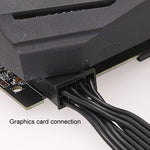 For Corsair 18AWG Flat Cable Power Module Cable Graphics Card Module Cable 8Pin To 8Pin 6+2, 50cm For Corsair, 60cm For Corsair