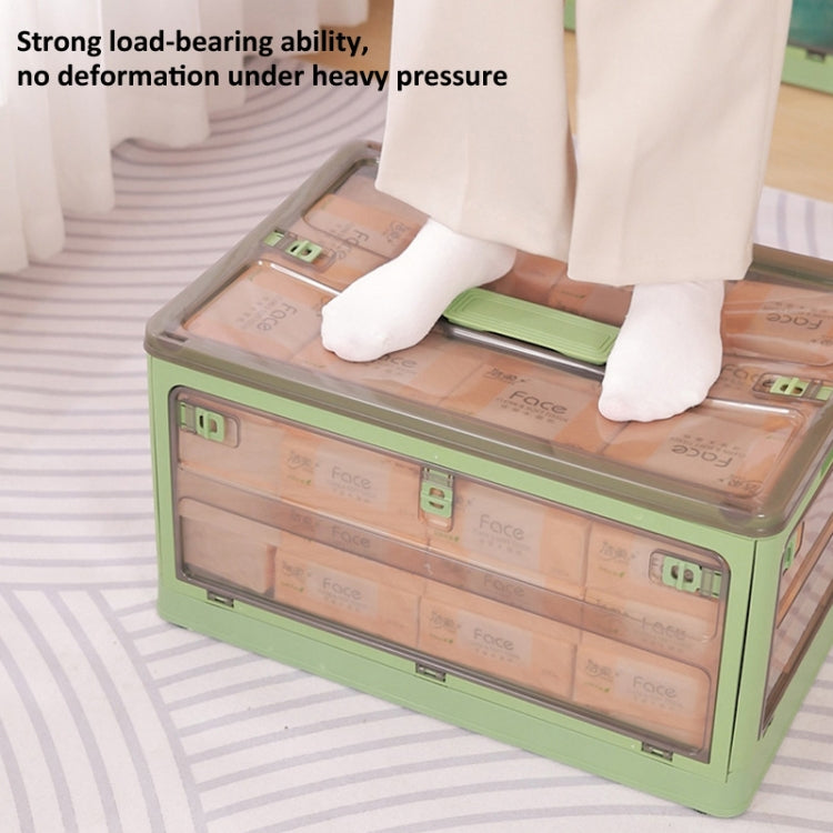 Folding Plastic Storage Box Stackable Storage Organizer with Wheels, White  37 x 26.5 x 22 cm, Yellow  37 x 26.5 x 22 cm, Green  37 x 26.5 x 22 cm, White Wooden Lid  37 x 26.5 x 22 cm, Yellow Wooden Lid  37 x 26.5 x 22 cm