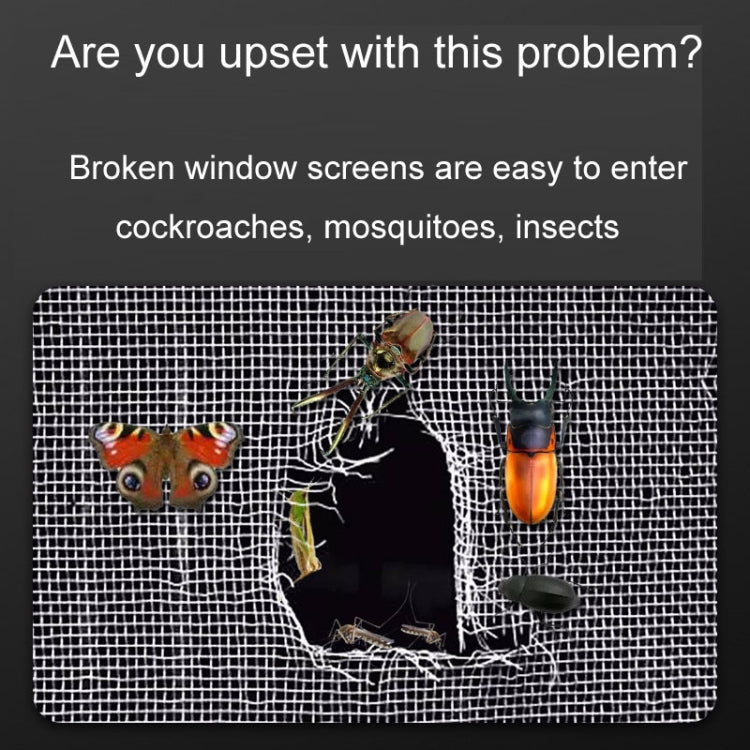 5cm x 5m Door Curtain Mosquito Net Screen Window Anti-Mosquito Repair Subsidy, 5cm x 5m