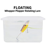 PROBEROS DW601 360 Degree Rotating Propeller Lures Topwater Tethered Tractor Floating Fake Fish Bait, 11.5cm/16.5g, 14.5cm/32.5g, 10.5cm/13.5g