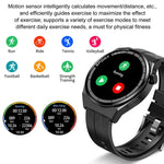 GT3Pro 1.28-Inch Health Monitoring Bluetooth Call Smart Watch With NFC, Black Silicone, Silver Silicone, Black Leather, Brown Leather, Black Steel, Silver Steel, Black Three-bead Steel, Silver Three-bead Steel