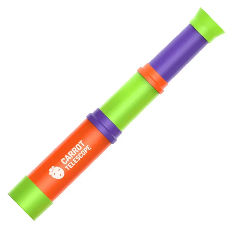 8X HD Radish Telescope Retractable Focusing Children Science Education Toys