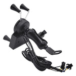 Motorcycle Mobile Phone Charging Stand With Bluetooth MP3 Speaker