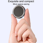 Zero Gravity Car Steering Wheel Phone Navigation Mount Sticky Metal Magnetic Holder, D35