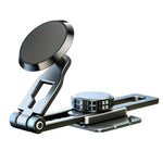 Foldable Suspension Car Phone Holder Magnetic Slide Type Metal Navigation Stand, D31