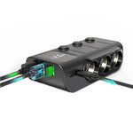 120W Digital Display Cigarette Lighter Car Fast Charging Charger