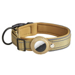 For AirTag 2nd Gen / AirTag 1st Gen Tracker Dog Collar Neoprene Lining Reflective Pet Collar, S, M, L, XL