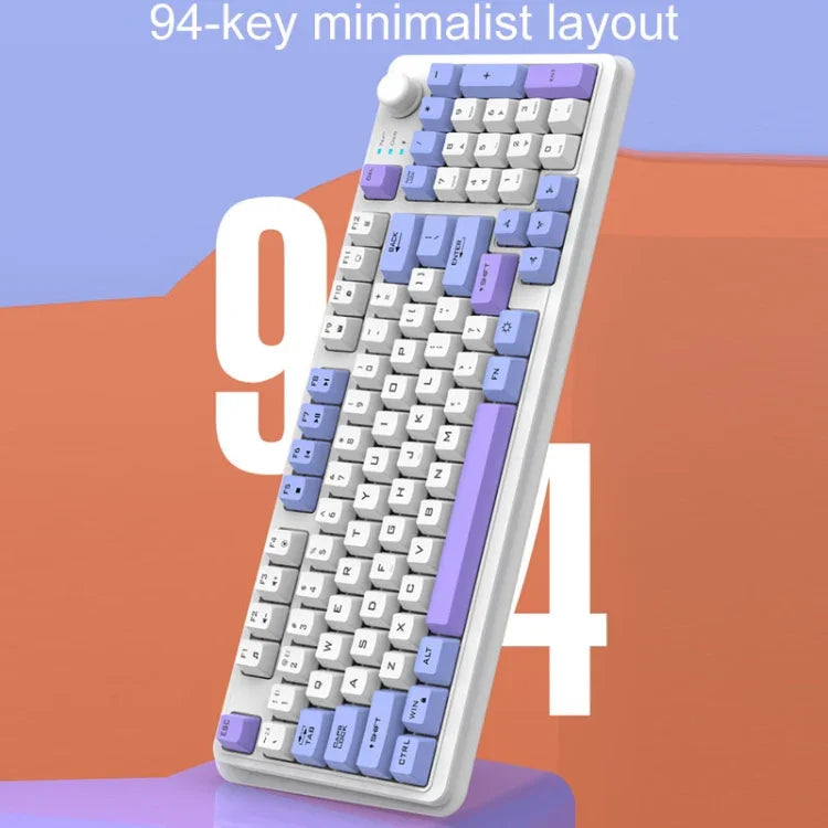 XUNSVFOX K94 Wireless Bluetooth Dual Mode Mechanical Keyboard Gaming Office Laptop Keyboard
