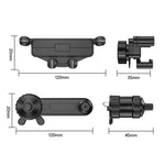 Car Mobile Phone Holder Navigation Air Outlet Support Fixed Bracket, Extension Pole, Triangular Hook, Metal Hook