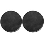 2pcs/ Set Car Suede Anti-Slip Water Coaster Car Interior Decoration