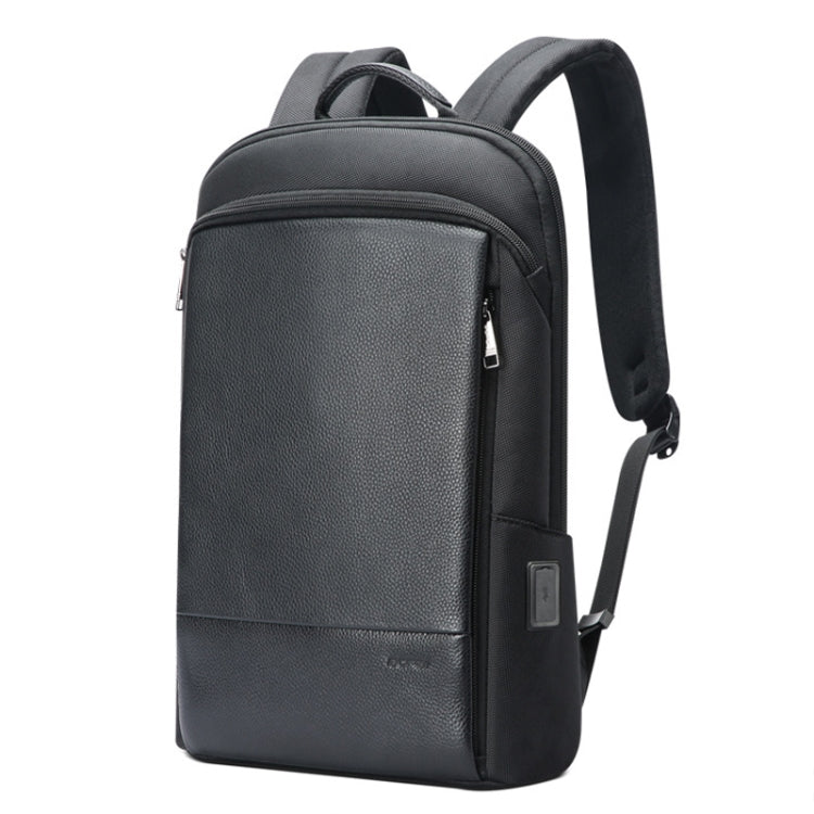 Bopai First-Layer Cowhide Business Commuter Waterproof And Lightweight Laptop Backpack, 61-122731, 61-122721