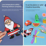 USB Charging Low-Temperature Wireless Graffiti Printing Pen Set Children DIY 3D Painting Pen