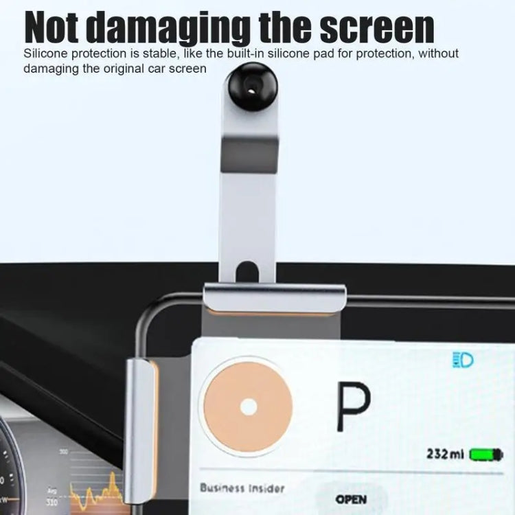 Car Screen Phone Holder Base For Tesla Model 3 And Other Models, Base + Magnetic Stand