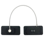 Child Safety Lock No Hole Window Limiter Refrigerator Drawer Cabinet Combination Lock, 3-bit Black, 3-bit White, 2-bit Black, 2-bit White, 2-bit Gray