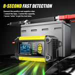 FOXSUR Cars Motorcycles 12V Lithium Cattery Charger With Battery Detection, US Plug, EU Plug, UK Plug, AU Plug