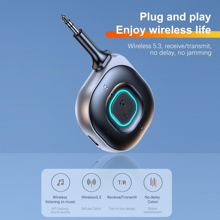 Car AUX Bluetooth 5.3 Audio Receiver Transmitter, C79