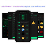 HI.GROOM Car LED Customized Pixel Emoticon Lights Bluetooth Remote Control Interactive AI Screen, No Remote Control, With Remote Control