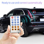 HI.GROOM Car LED Customized Pixel Emoticon Lights Bluetooth Remote Control Interactive AI Screen, No Remote Control, With Remote Control
