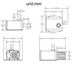 DC12V Micro Brushless Cold Water Circulating Fountain Water Pump, QR50C