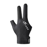 GUTENG Three Finger Thin Breathable Wear-Resistant Non-Slip Snooker Billiard Gloves, Left Hand Half Finger (Printed Black), Left Hand Half Finger (Printed Blue), Left Hand Full Finger (Gray), Left Hand Full Finger (Printed Black)                       ...