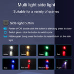 V10 Portable Keychain Light USB Rechargeable Bright Mini Flashlight