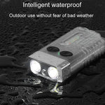 V10 Portable Keychain Light USB Rechargeable Bright Mini Flashlight