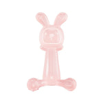 Bunny Baby Teether BPA Free Food-Grade Silicone Teether Infant Teething Stick Anti-Eating Hand, Nano Color, Pink, Transparent, With Box Nano Color, With Box Pink, With Box Transparent