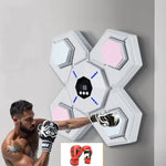 Bluetooth Music Boxing Machine Countable Rechargeable Fitness Equipment, Without Gloves Pink Blue, With Adult Gloves Pink Blue, With Child Golves Pink Blue, With Adult & Child Gloves Pink Blue, Without Gloves Blue, With Adult Gloves Blue               ...