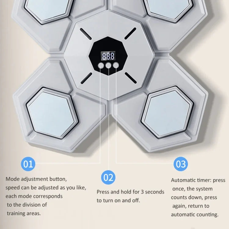 Bluetooth Music Boxing Machine Countable Rechargeable Fitness Equipment, Without Gloves Pink Blue, With Adult Gloves Pink Blue, With Child Golves Pink Blue, With Adult & Child Gloves Pink Blue, Without Gloves Blue, With Adult Gloves Blue               ...