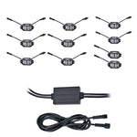 Car Chassis Light RGB Colorful Atmosphere Light, 8 in 1, 10 in 1, 12 in 1