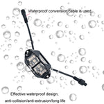 Car Chassis Light RGB Colorful Atmosphere Light, 8 in 1, 10 in 1, 12 in 1
