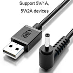 JINGHUA U550C USB To DC Charging Cable Small Appliance Power Cord, 3.5mm, 5.5mm