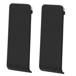 For Nintendo Switch Console 2pcs Replacement Kickstand Back Shell Holder, Black, Transparent White, White, Red, Blue