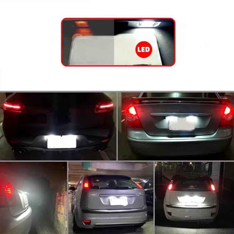 2pcs For Opel ZafiraB / ASTRA / CORSA LED License Plate Light, 2pcs