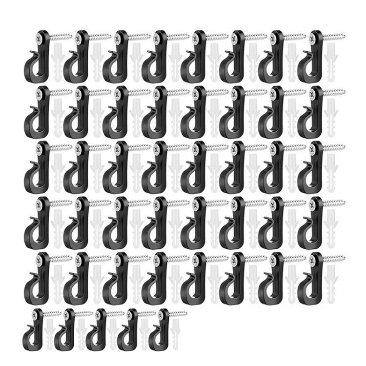 Holiday Lights Hanger Hooks With Phillips Screw For Wire And Led Light, 10pcs /Box, 20pcs /Box, 30pcs /Box, 45pcs /Box