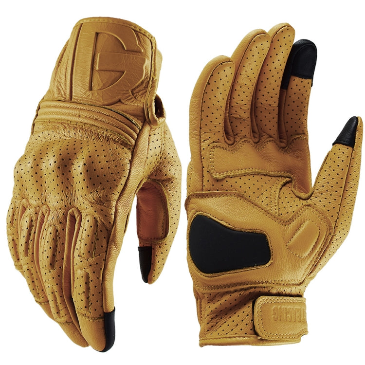GHOST RACING Motorcycle Riding Anti-fall Warm Breathable Full-finger Gloves, M, L, XL, XXL