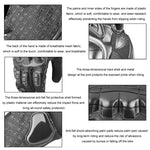 GHOST RACING Motorcycle Riding Anti-fall Breathable Rubber Shell Touch Screen Gloves, M, L, XL, XXL