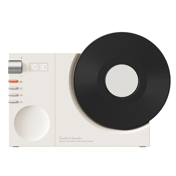 Retro Clock Bluetooth Speaker Rotating Film Wireless Subwoofer Hifi Sound Audio