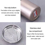 316 Stainless Steel Insulated Mug Large Capacity Vacuum Thermos Outdoor Portable Car Insulated Water Bottle, 800ml, 1000ml