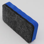 2pcs /Pack Magnetic EVA Felt Cloth Whiteboard Eraser Rectangular Wave Edge Blackboard Eraser 10.2x5.5x2cm