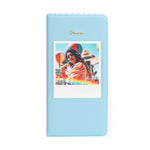 64-Piece 5 Inch Photo Storage Album, White, Black, Light Blue, Brown, Green, Pink, Blue, Purple