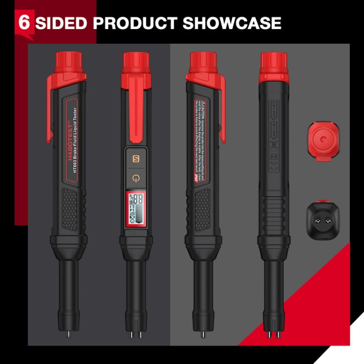 HABOTEST HT663 Motorcycle Vehicle Brake Fluid Moisture Detection Pen, HT663