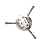 Steel Wire Weeding Wheel Twisted Wire Weeding Disc Mower Blade Accessories, 3-heads, 6-heads