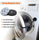 Universal Flexible Magnetic Washing Machine Door Stopper Front Load Washer Door Prop, 43mm Black, 43mm White, 66mm Black, 66mm White