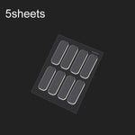 5sheets /Pack Transparent Invisible Anti-Collision Strip Self-Adhesive Pads For Cabinets Desk Corners, 35 x 10mm, 63 x 10mm, 150 x 15mm