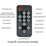 14 Keys RF Single Color Timer Dimmer LED Strip Controller, JHX-014