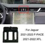 For Jaguar Left Driving Car Special Mobile Phone Navigation Bracket Base, 08-15 XF, 17-20 XFL, 18-20 XEL/15-19 XE/16-20 F-PACE, 18 E-Pace, 21-23 F-PACE/21-22 XFL