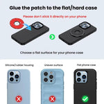 Bicycle Motorcycle Snap-On Mobile Phone Holder With Magnetic Ring